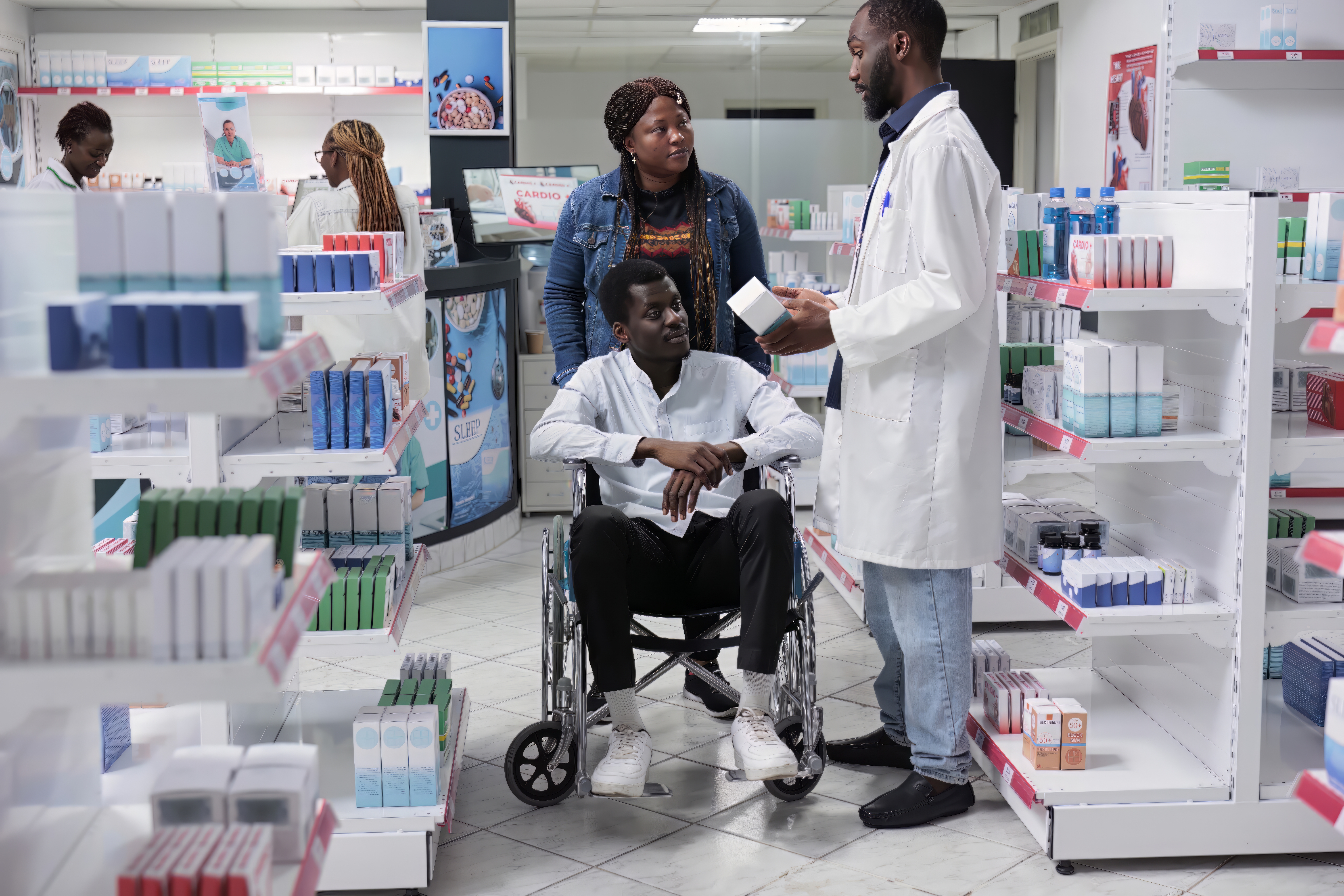 Community pharmacy in Nigeria serving patients